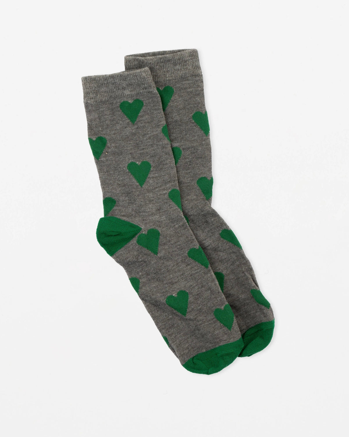 Socks Heart Green/Grey