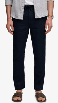 Superdry Merchant Linen Pant Navy