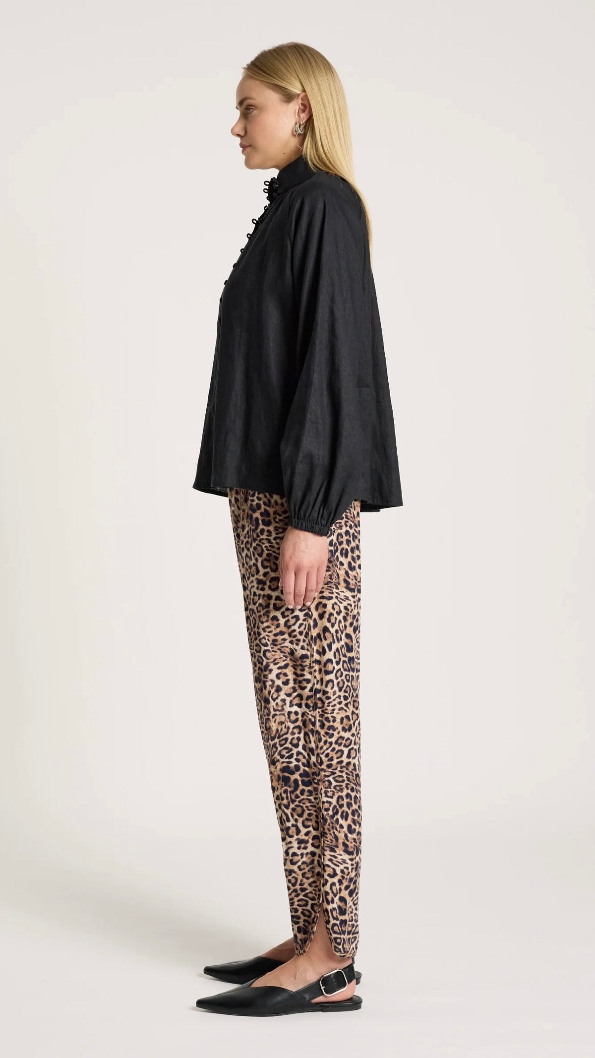 Bajau Button Shirt Black