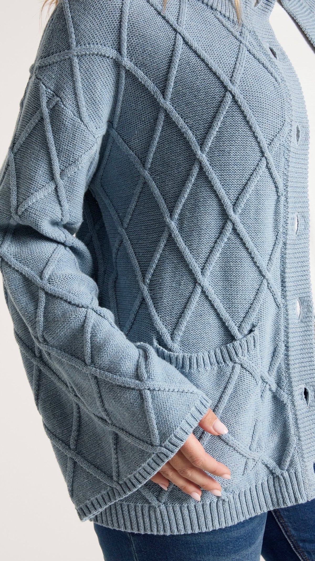 Liora Crop Cardigan Lake