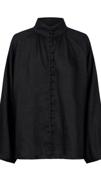 Bajau Button Shirt Black