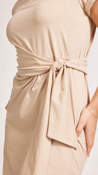 Francia Tie Dress Stone