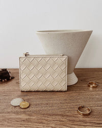 Lily Woven Wallet Malt