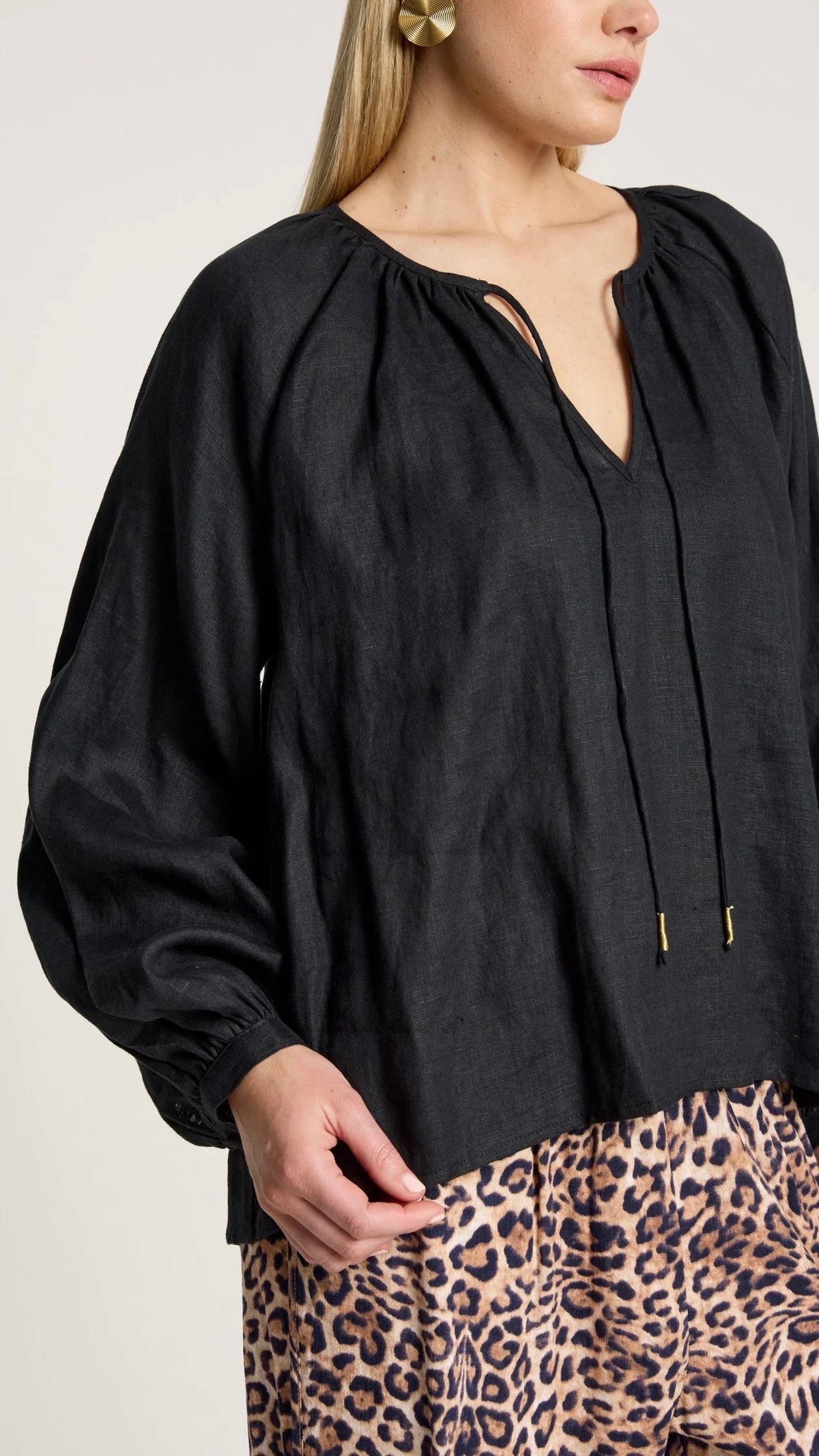 Bajau Blouse Black