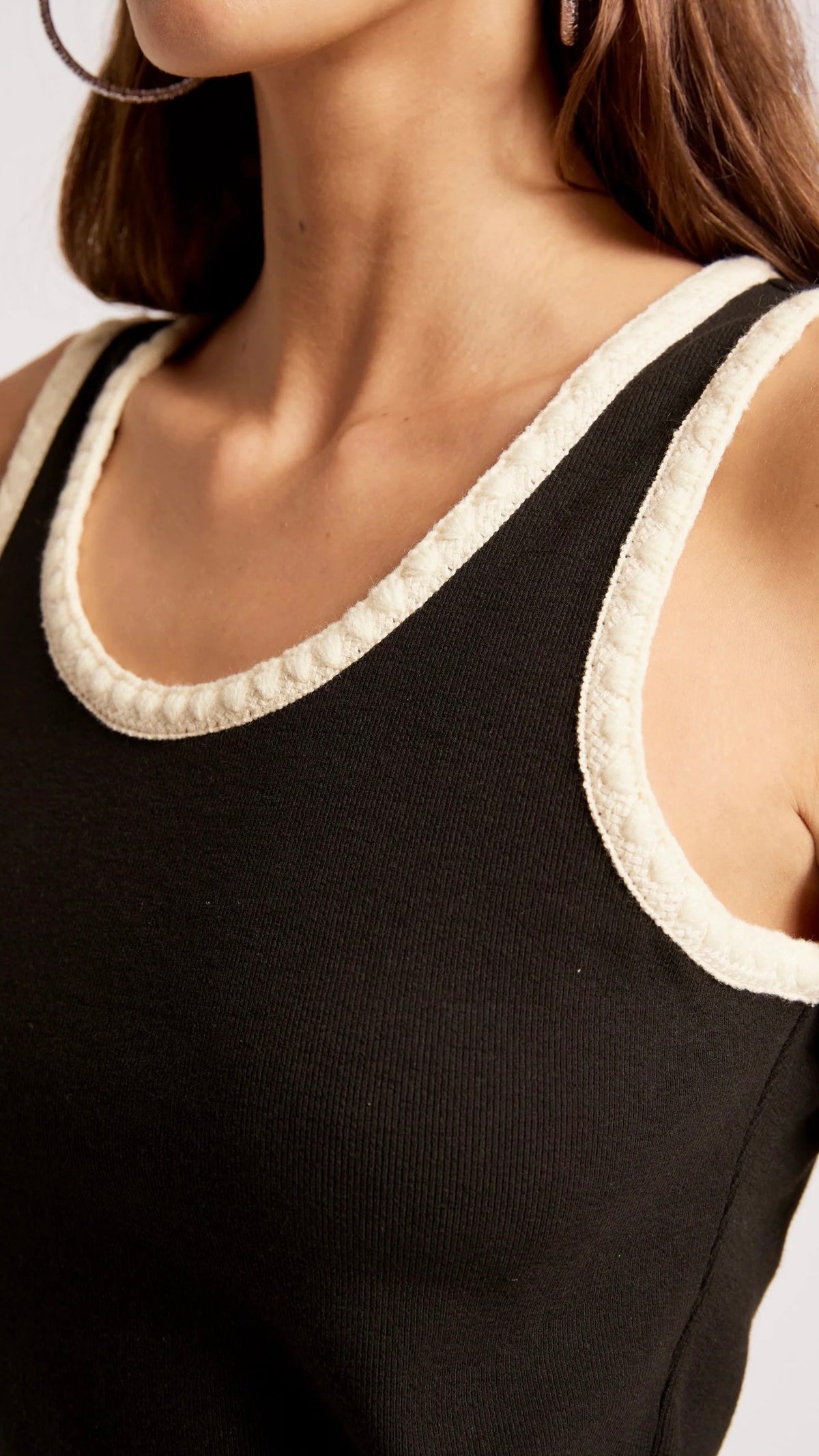 Maris Stitched Tank Black Tusk