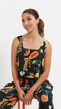 Cabana Tank Brasil Black