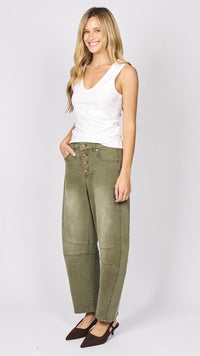 Carson Barrel Jeans Khaki