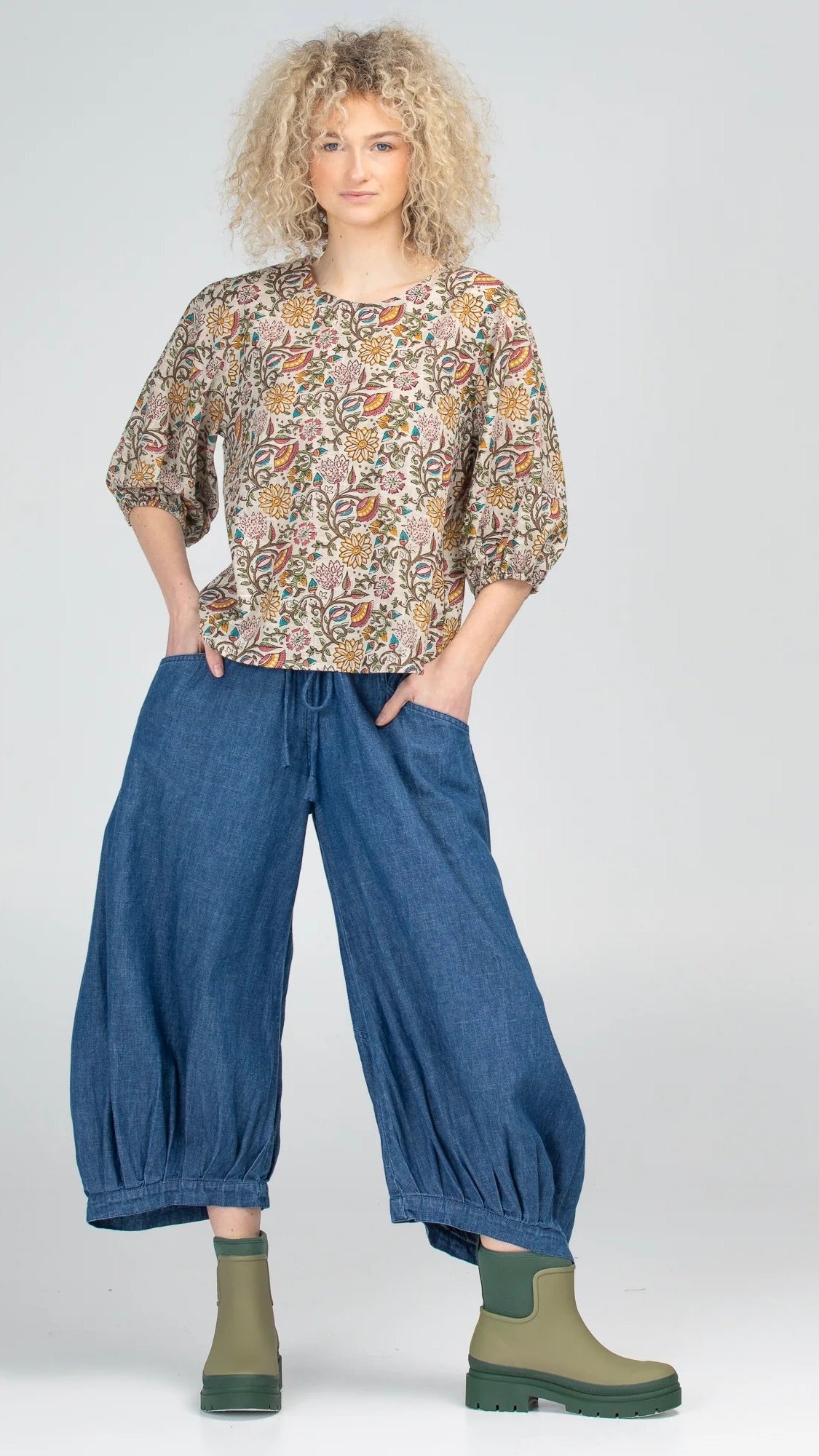 Guru Pant Mid Wash Denim