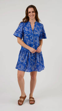 Eugenie Dress Corfu Cobalt