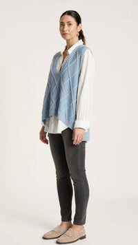 Liora Knit Vest Lake