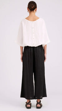 Studio Button Top/Jacket White