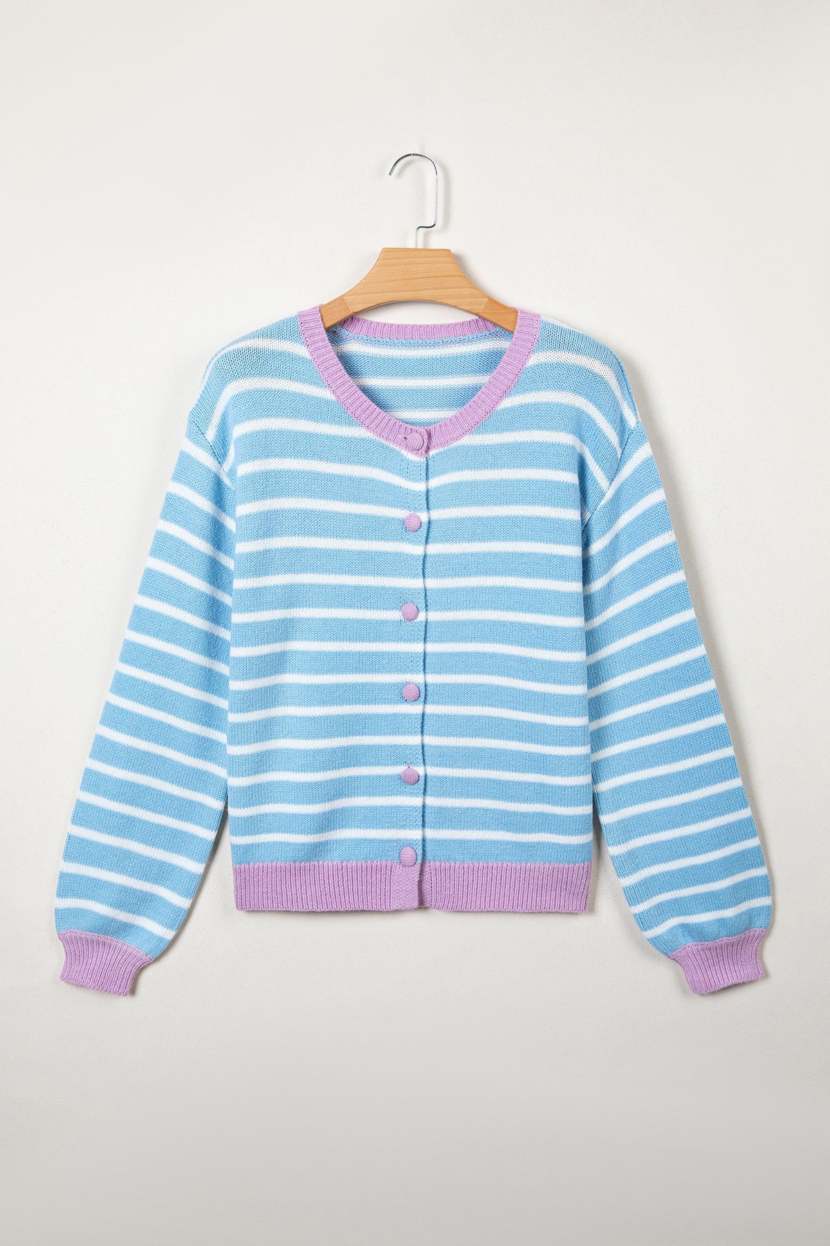 Poppins Contrast Knit Cardi
