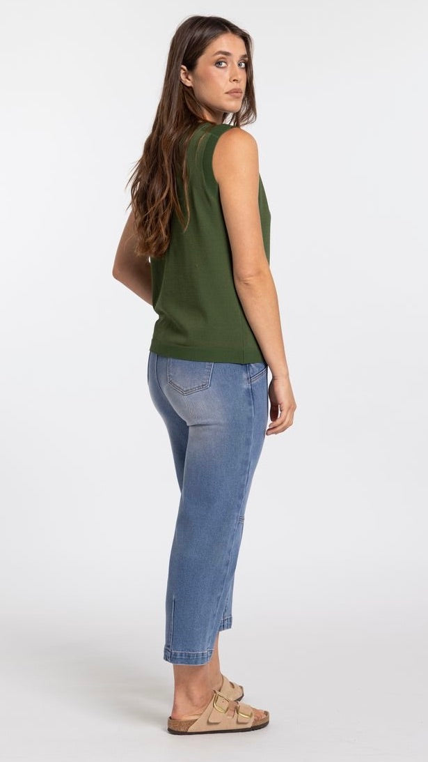 Double Pocket Jean Blue Wash