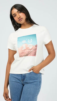 Dusk To Dawn Regular Tee White