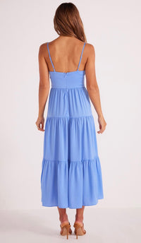 Solana Satin Midi Dress
