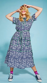Rishi Dress Izumi Navy