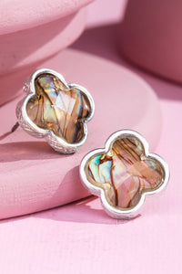 UBS042 Resin Clover Abalone