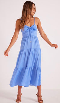 Solana Satin Midi Dress