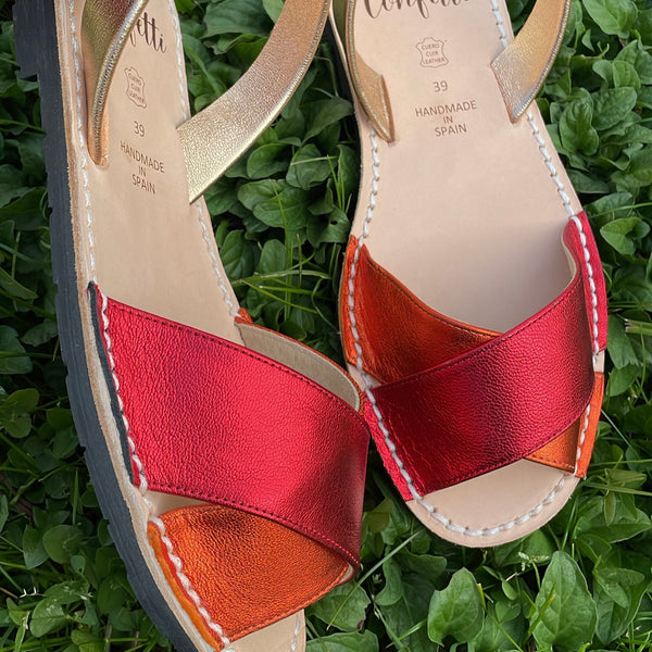 LA x Confetti Crossover Peep Toe Sunrise