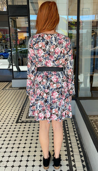 Serene Floral Long Sleeve Dress