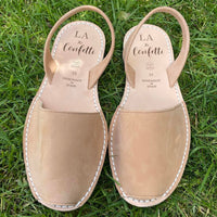 LA x Confetti Classic Avarcas Tan Nubuck
