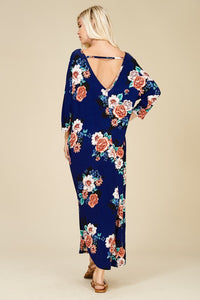 Royal Resort Maxi Dress  NAVY