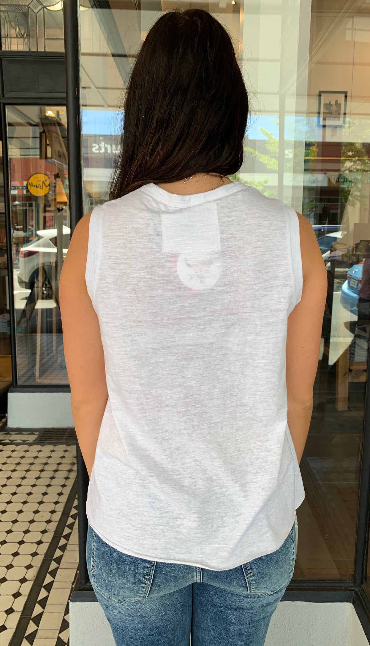 Hammill + Co Logo Tank White