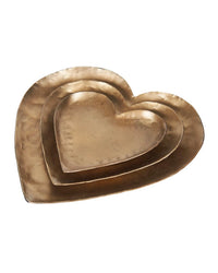 Luxe Heart Set Brass