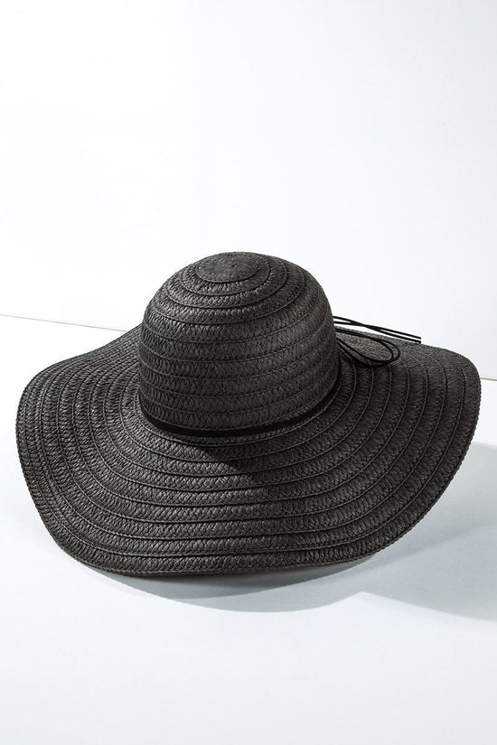 UBH041 Floppy Sun Hat Black