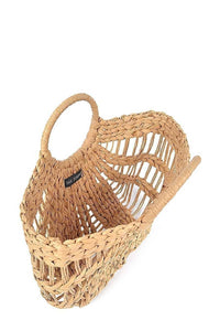 Bag018 Straw Bag Ivory