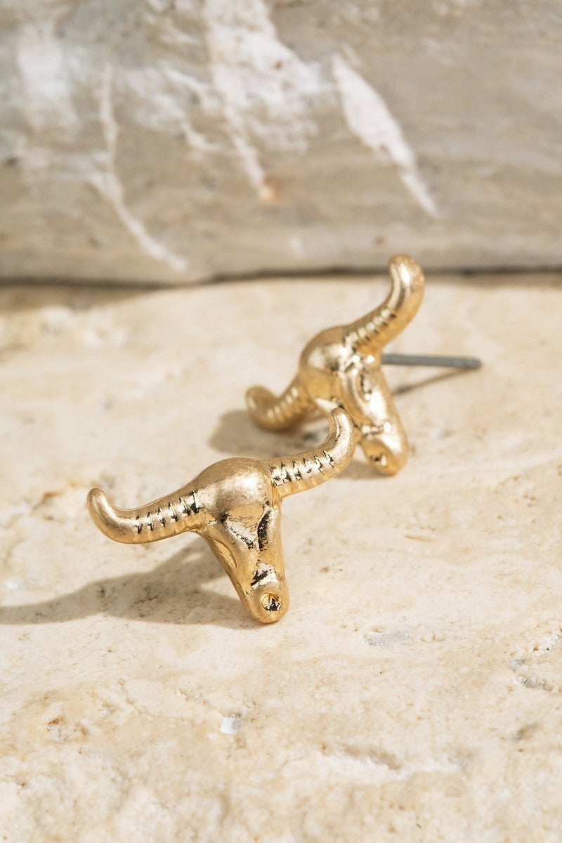 UBS035 Bull Studs Gold