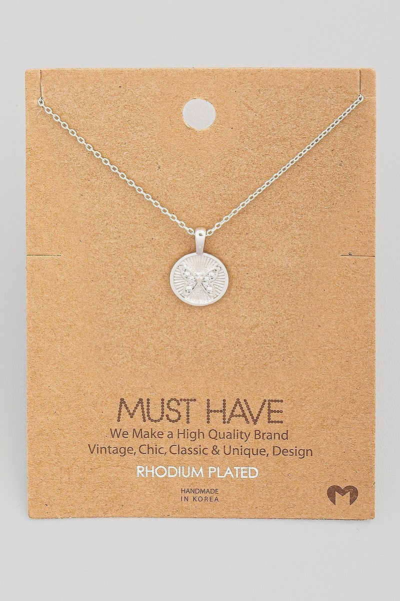 MH Butterfly Rhodium